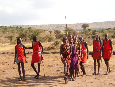 The Masai people, Kenya