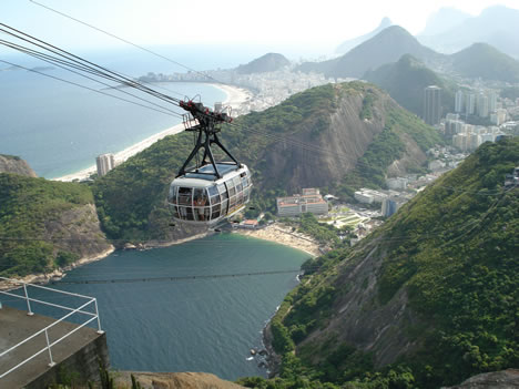 Rio de Janeiro cable car, Brazil