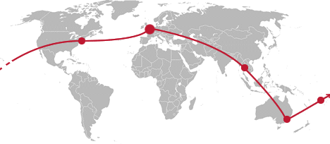 Round The World Map Planner