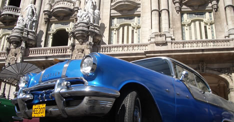 Old car in Havana, Cuba